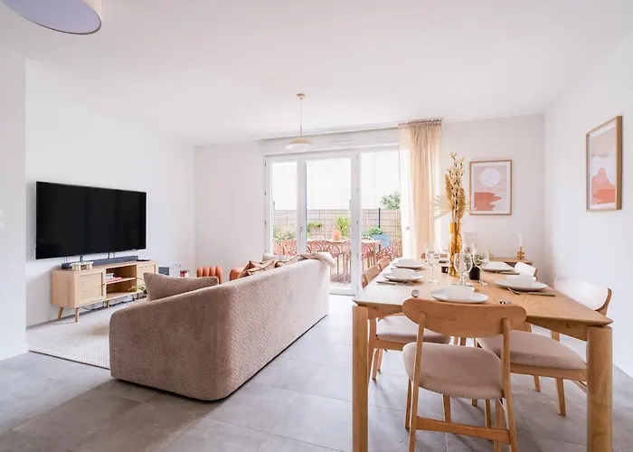 Grand T4 Moderne Avec Extérieur 8 Personnes Hébergement de vacances *